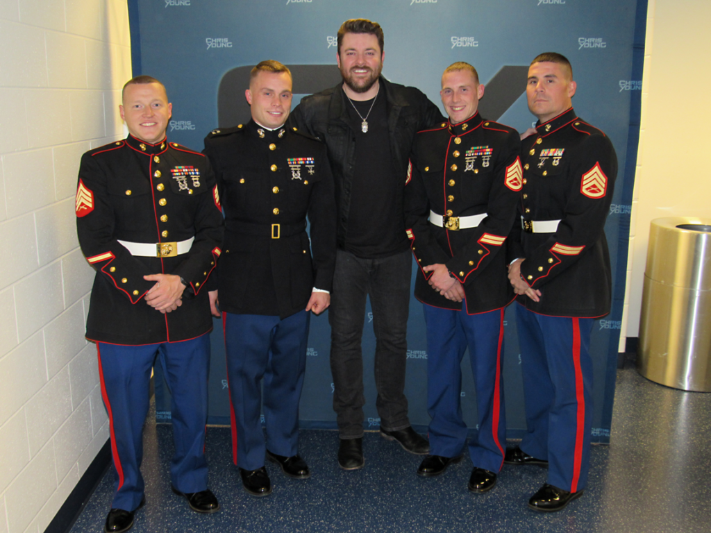 Country music star Chris Young is asking for your help this Veterans Day