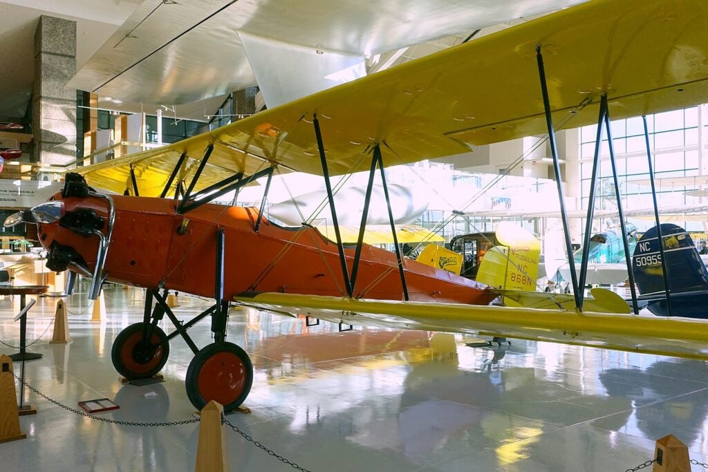 A plane similar to the one used by Arthur Tien Chin
