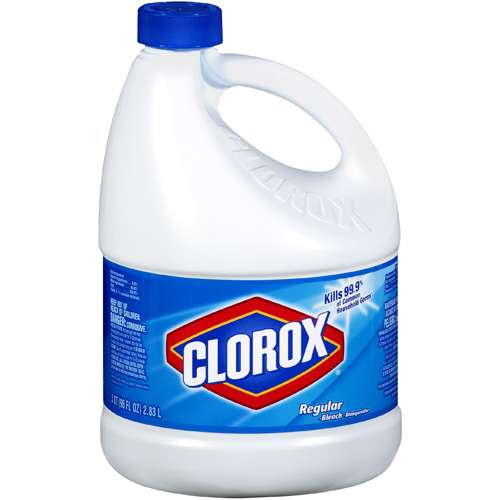 Clorox bleach is particularly useful during room inspections.