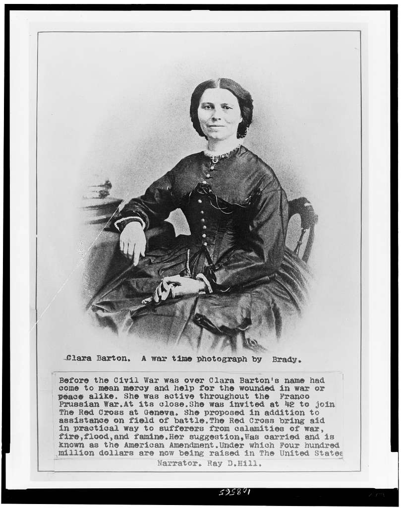 Clara Barton, one of the most renowned military nurses