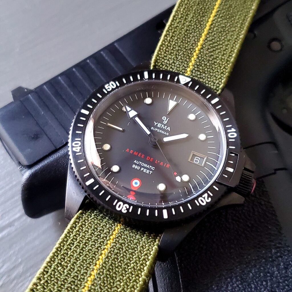 This trendy watch strap was invented by French combat divers