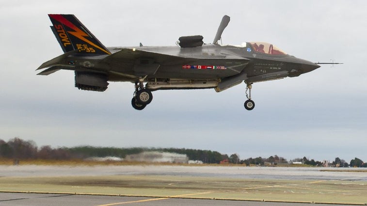 The F-35 Can’t Carry Its Most Advanced Weapon Until 2022