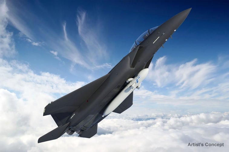 VIDEO: Pentagon Wants F-15 Jets Launching Satellites Into Orbit