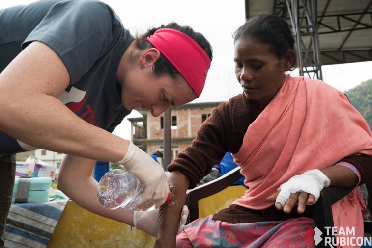 Team Rubicon is on the ground in Nepal
