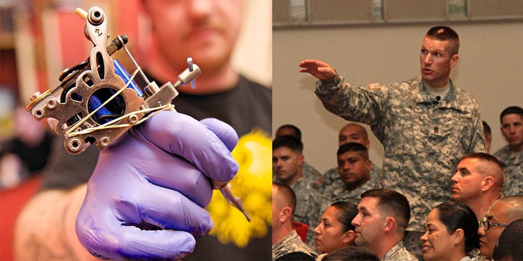 The Army’s top NCO wants soldiers to design his first tattoo