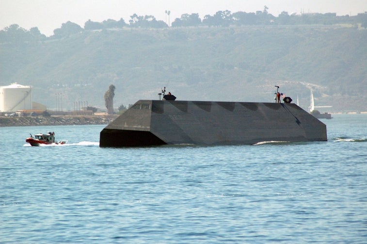 This was the US Navy’s cutting-edge stealth ship