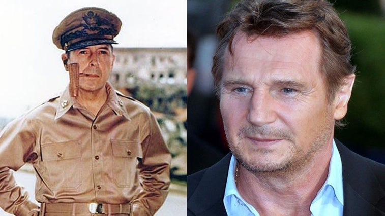 Liam Neeson will play legendary Gen. Douglas MacArthur in a film about the Korean war
