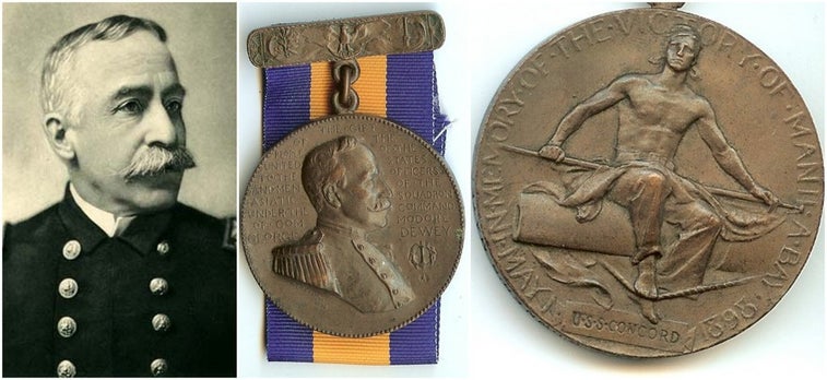 These four men were authorized to wear medals with their own faces on them
