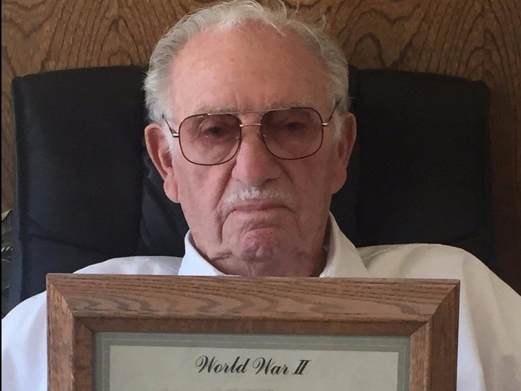 94-year-old reveals the most terrifying thing he saw while fighting behind Nazi lines