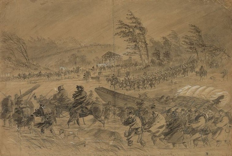How bad weather mixed with bad planning resulted in the Civil War’s ‘Mud March’