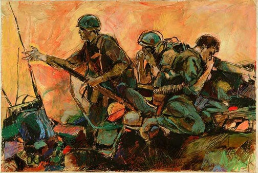 Soldiers created these hauntingly beautiful paintings during the Vietnam War