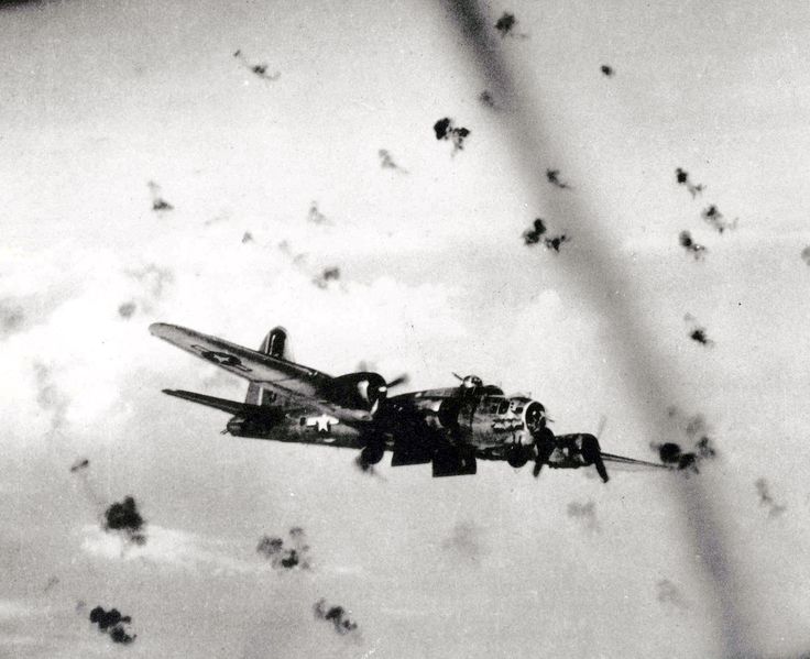 This once-classified film was used to train American bomber pilots how to survive enemy flak