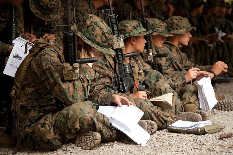 First female Marine applies for infantry