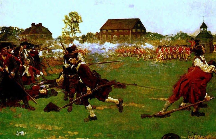 The first US troops to fight for America did it on this day in 1775