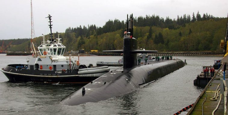 Collision at sea sidelines US Navy mine sweeper and nuclear submarine