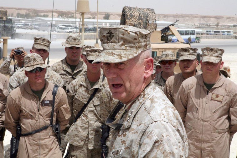 Mad Dog Mattis chosen as Secretary of Defense