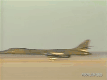 You need to see this incredible B-1B Bomber crash landing