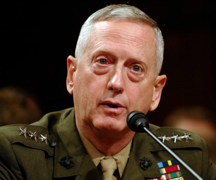 Mattis warns Syria against using chemical weapons again
