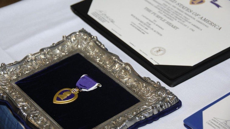 WWII veteran receives long overdue Purple Heart