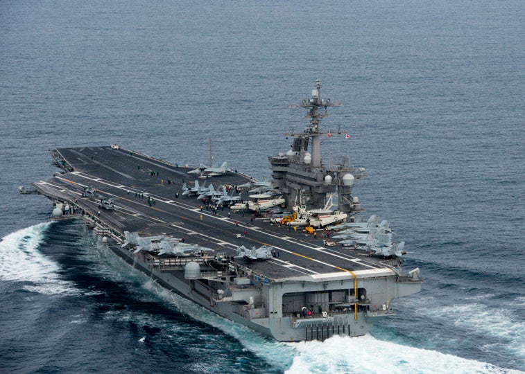 What it might look like if an American and Chinese carrier went toe-to-toe