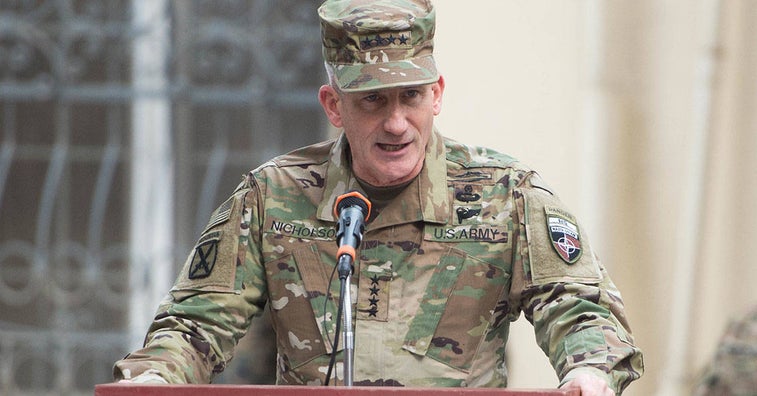 The top general in Afghanistan says he needs more troops for the President’s war plan