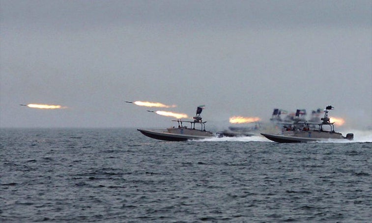 USS Mahan fires warning shots at Iranian vessels