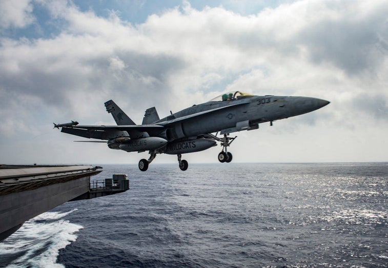 Navy F/A-18 test fires high powered anti-ship missile