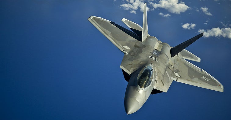 Why the F-22 Raptor is using its eyes instead of its guns in the skies over Syria