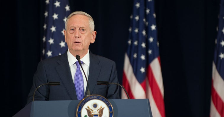 Mattis wants Pentagon to nix training that doesn’t enhance troops’ ‘lethality’