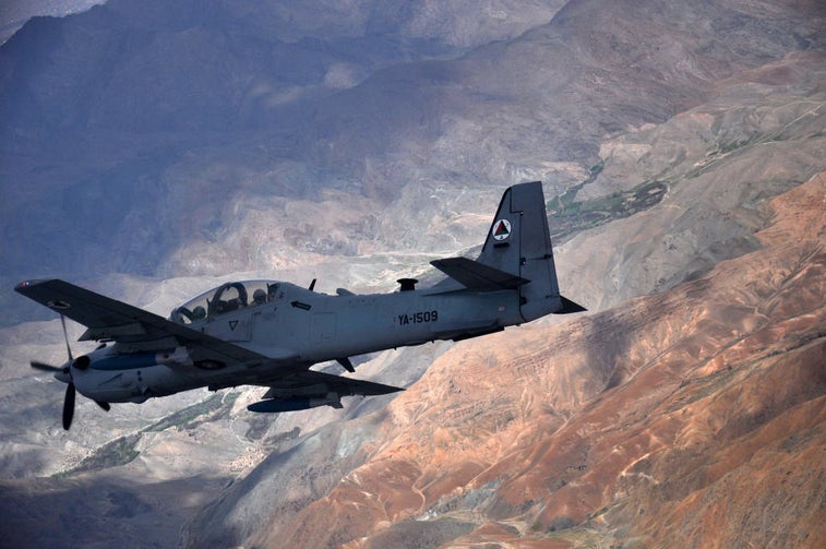 The fledgling Afghan Air Force is training to take on Al Qaeda and the Taliban