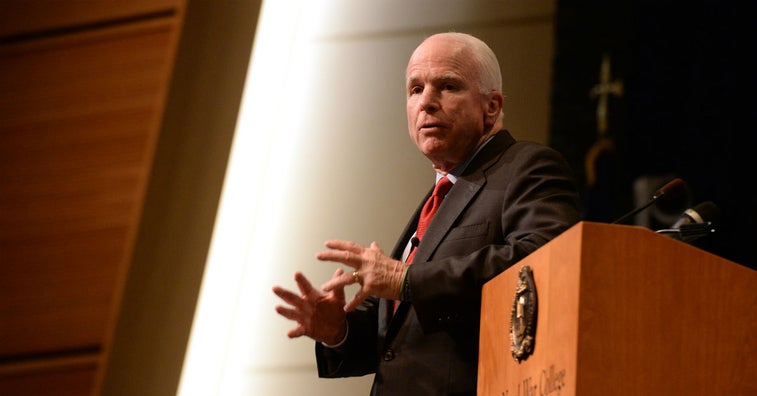 This is what John McCain thinks of the VA’s Veterans CARE Act proposal