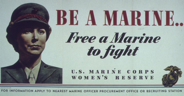 This is what it was like being a female Marine in WW2