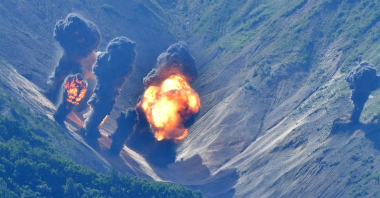 US launches practice bombing runs along North Korean border