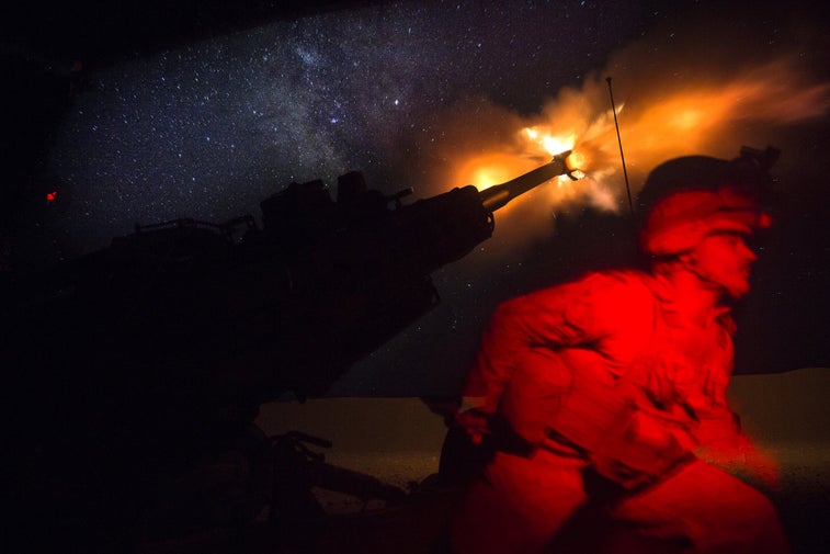 These Marines fought so fiercely, they burned out two Howitzers