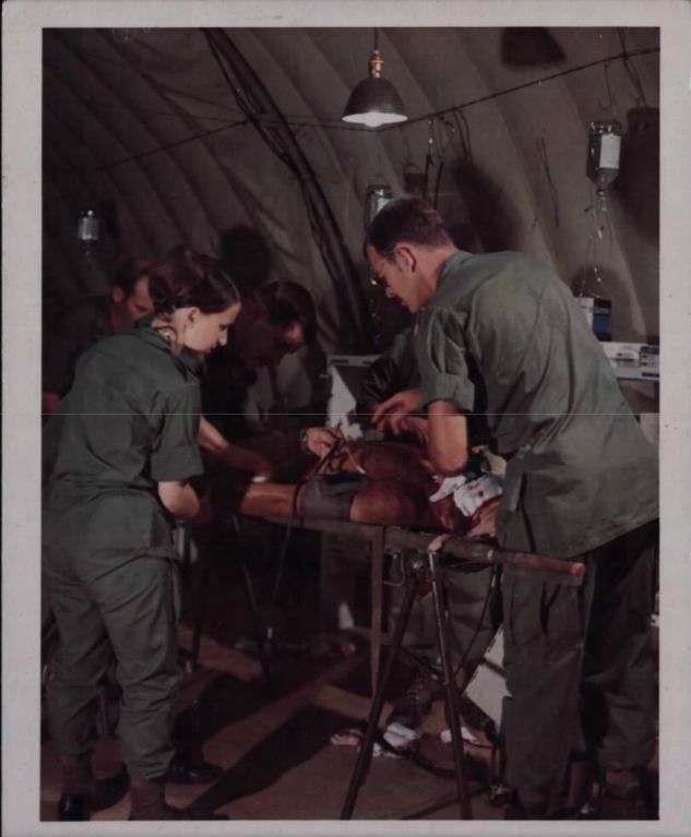 Vietnam field hospital staff