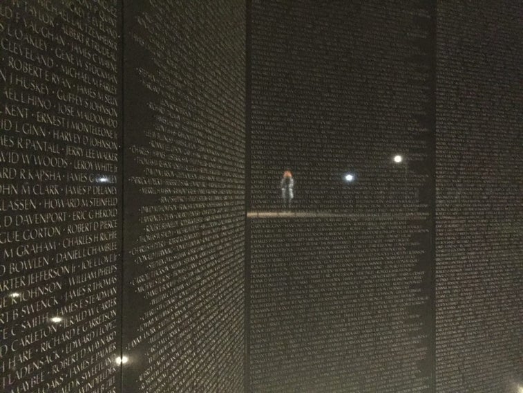 Volunteers at the Vietnam Memorial read every name on ‘The Wall’