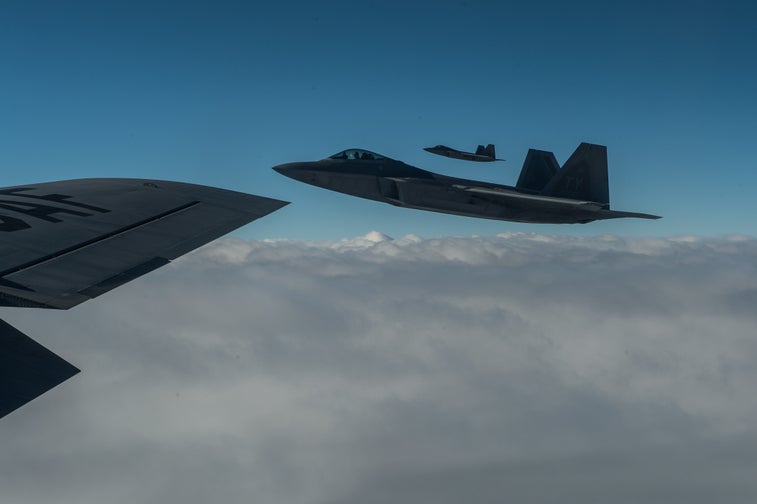 The F-22 conducted its first ever airstrike in Afghanistan