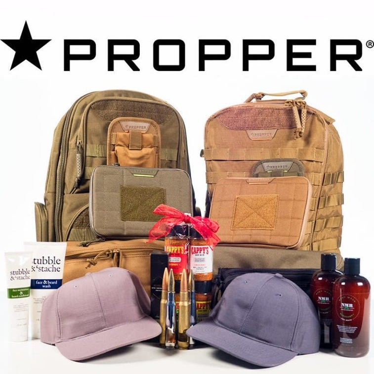 A box of gear from Alpha Outpost for the tactical vet in your life