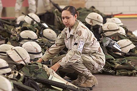 The first Native American woman to die in combat was also the first female military death of the Iraq War