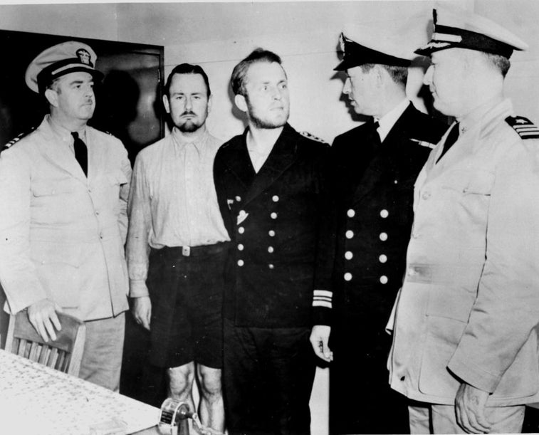 The Coast Guard took the first Nazi prisoners of World War II