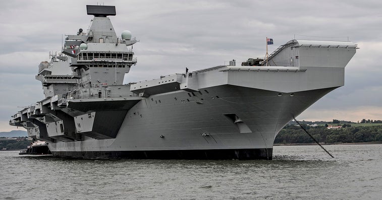 Britain’s newest carrier can’t defend itself in a fight