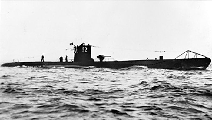 This German submarine was looted by American divers