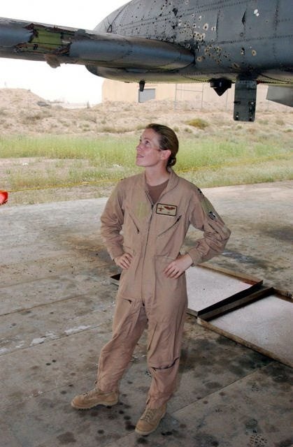 This pilot landed her shot-up A-10 by pulling cables