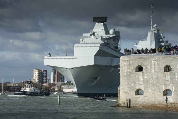 Britain’s new carrier just set sail on its first ever mission