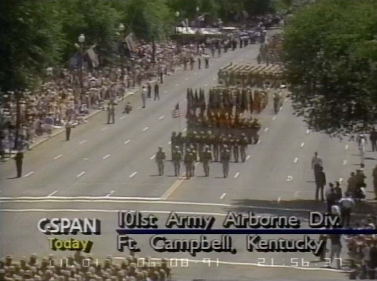 What America’s last military parade looked like