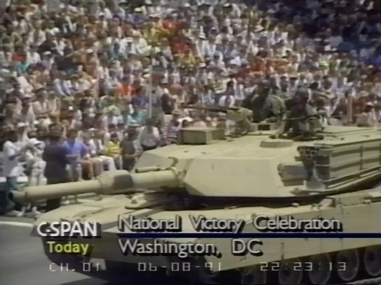What America’s last military parade looked like