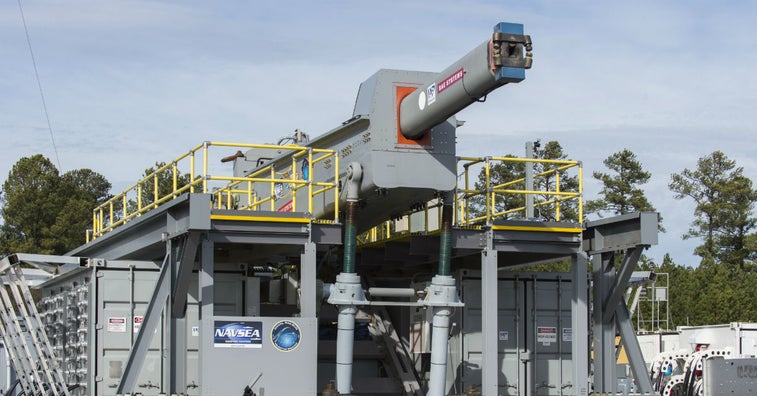 The Navy’s going to test a ‘happy switch’ on its heavy hitting railgun