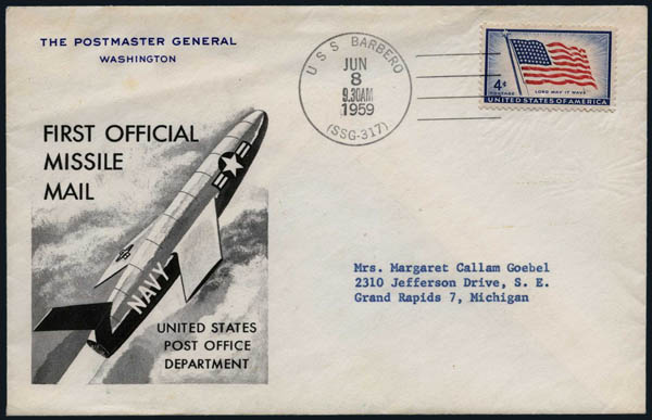 The Navy once delivered mail for the Post Office — via missile