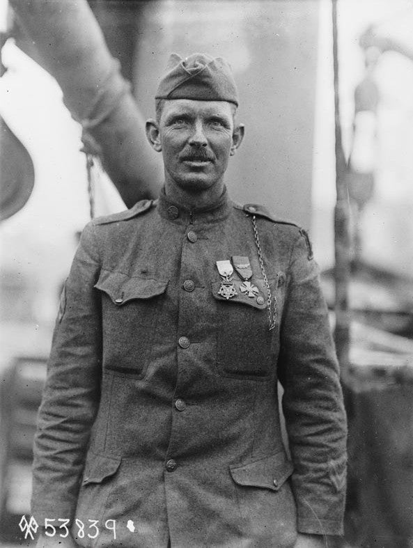 In World War I, Alvin York captured 132 German soldiers pretty much single-handed