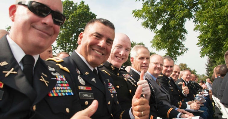 This soldier was barred from wearing his Army uniform to graduation